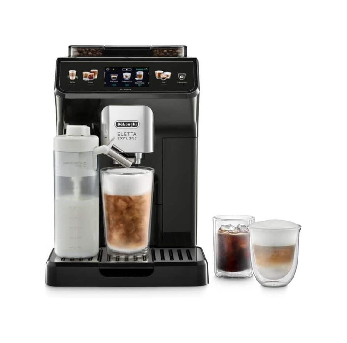DeLonghi aparat za kavu automatski ECAM450.65.G Eletta Explore 19 bara TFT display App sivi - Slika 6