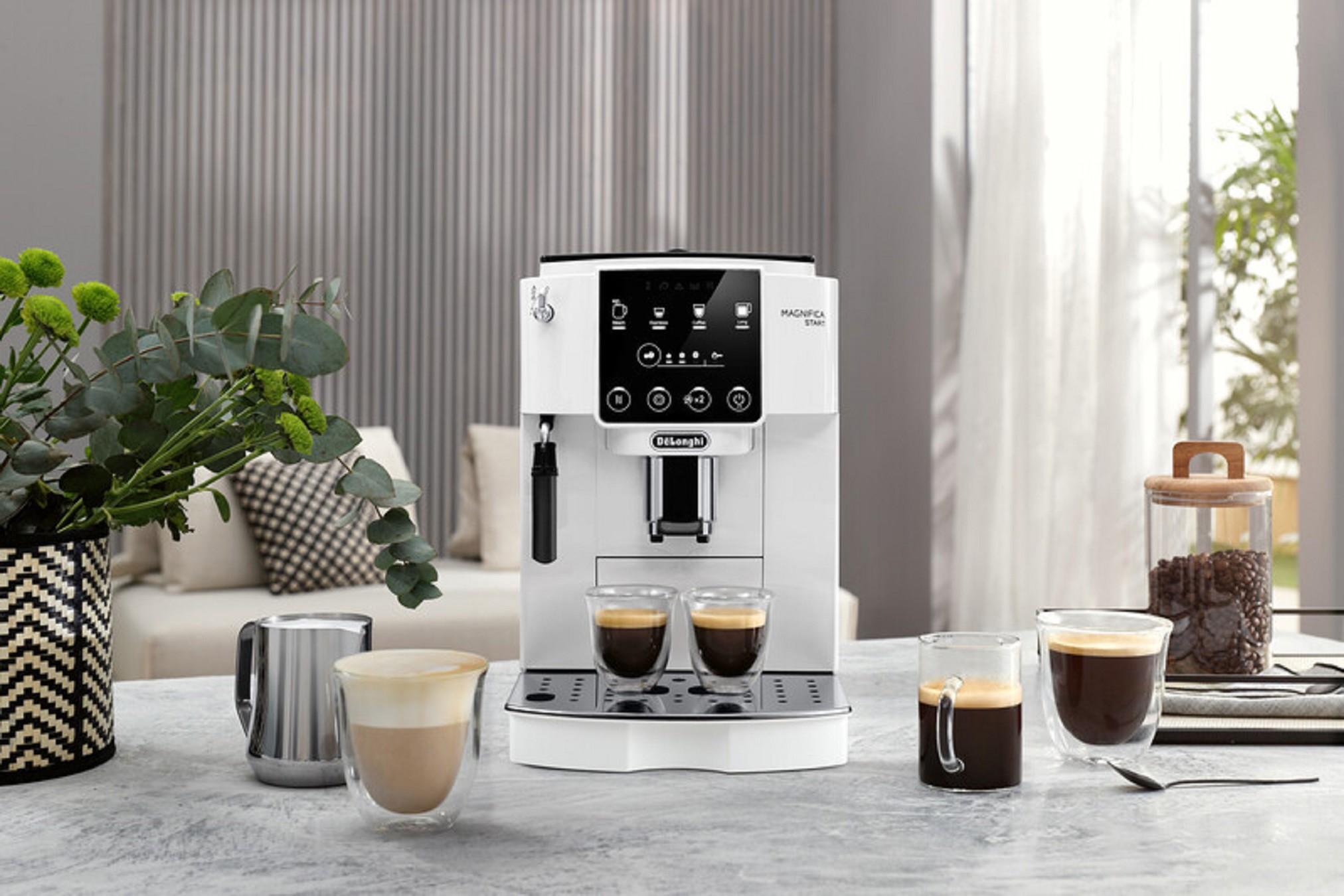 Delonghi aparat za kavu automatski ECAM220.20.W Magnifica Start 15 bara bijeli - Slika 2