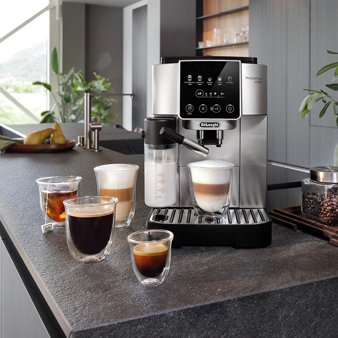 Delonghi aparat za kavu automatski ECAM220.80.SB Magnifica Start 15 bara srebrni crni display - Slika 7