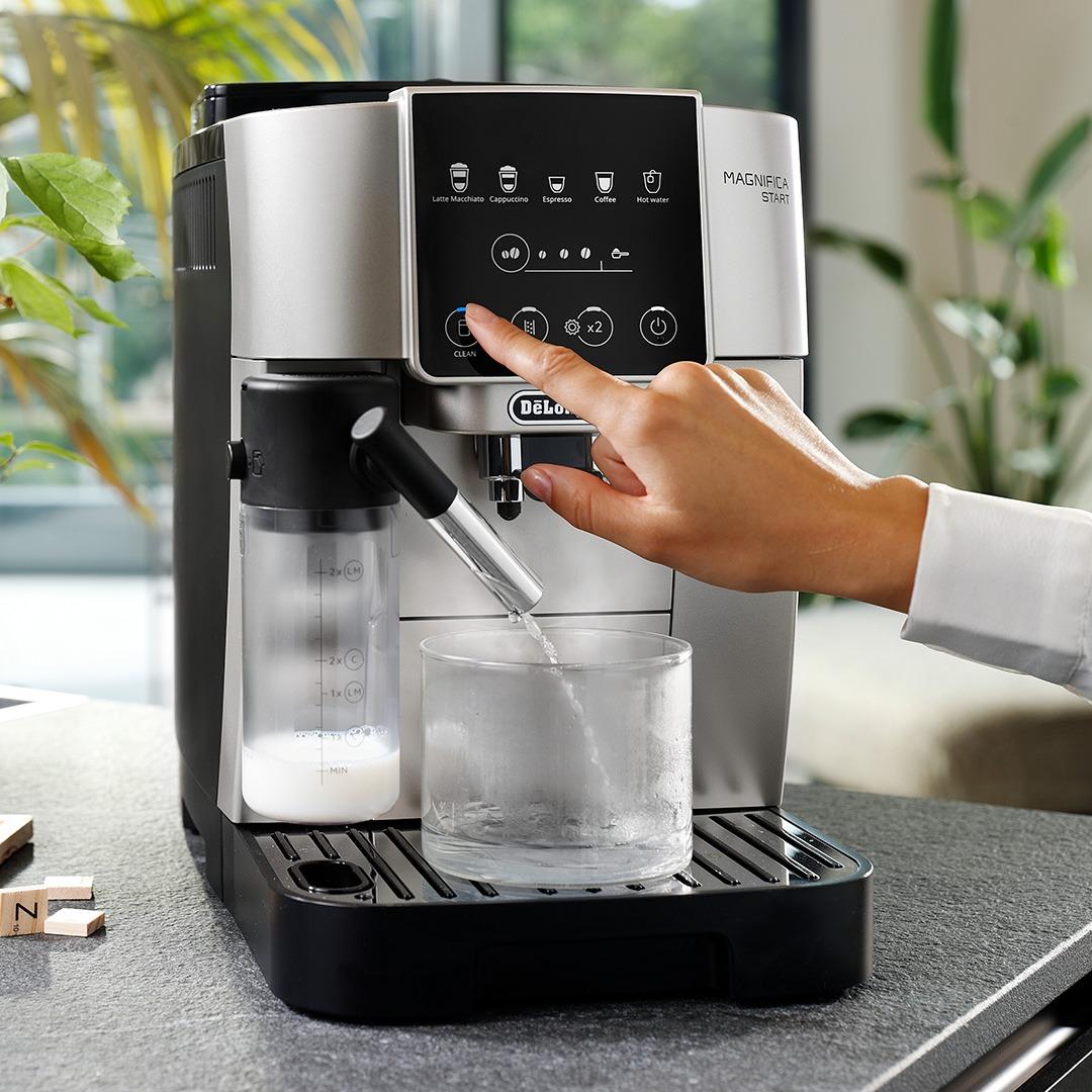 Delonghi aparat za kavu automatski ECAM220.80.SB Magnifica Start 15 bara srebrni crni display - Slika 5