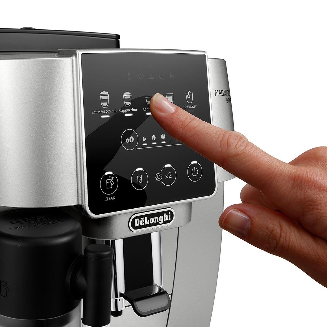Delonghi aparat za kavu automatski ECAM220.80.SB Magnifica Start 15 bara srebrni crni display - Slika 2